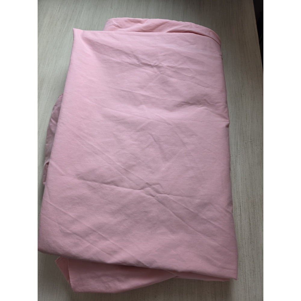 Vtg Land's End Coming Home Twin Duvet Cover Pink USA Cotton Polyester